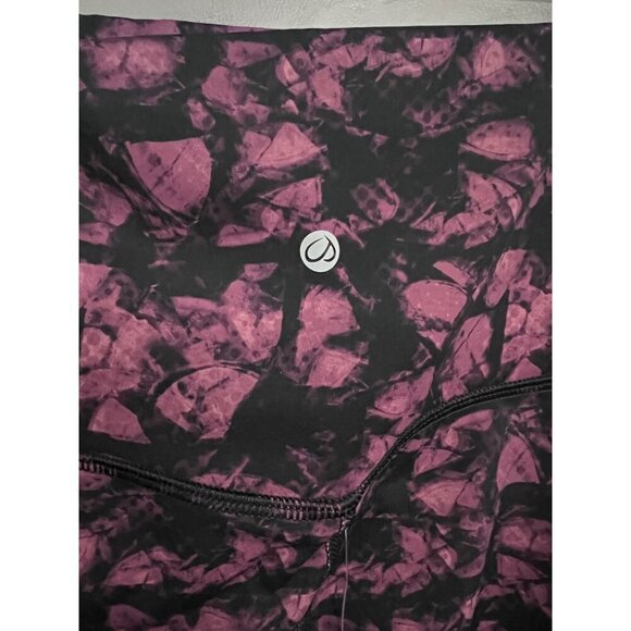 CRZ Yoga Sports Womens Tie Dye Floral Leggings Small 4/6 Stretch High Waist New - Picture 5 of 9